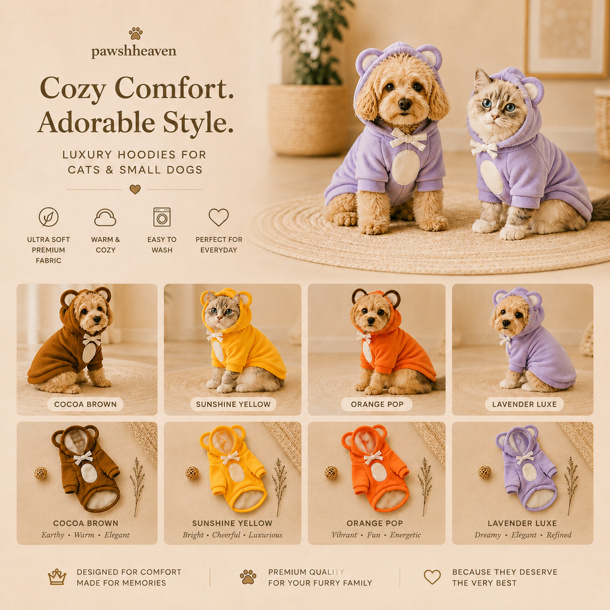 PawshWear™ Pet Hoodie