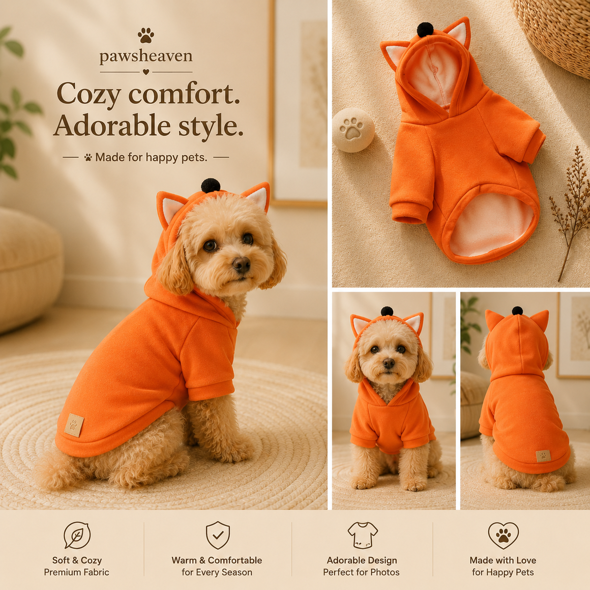 PawshWear™ Pet Hoodie