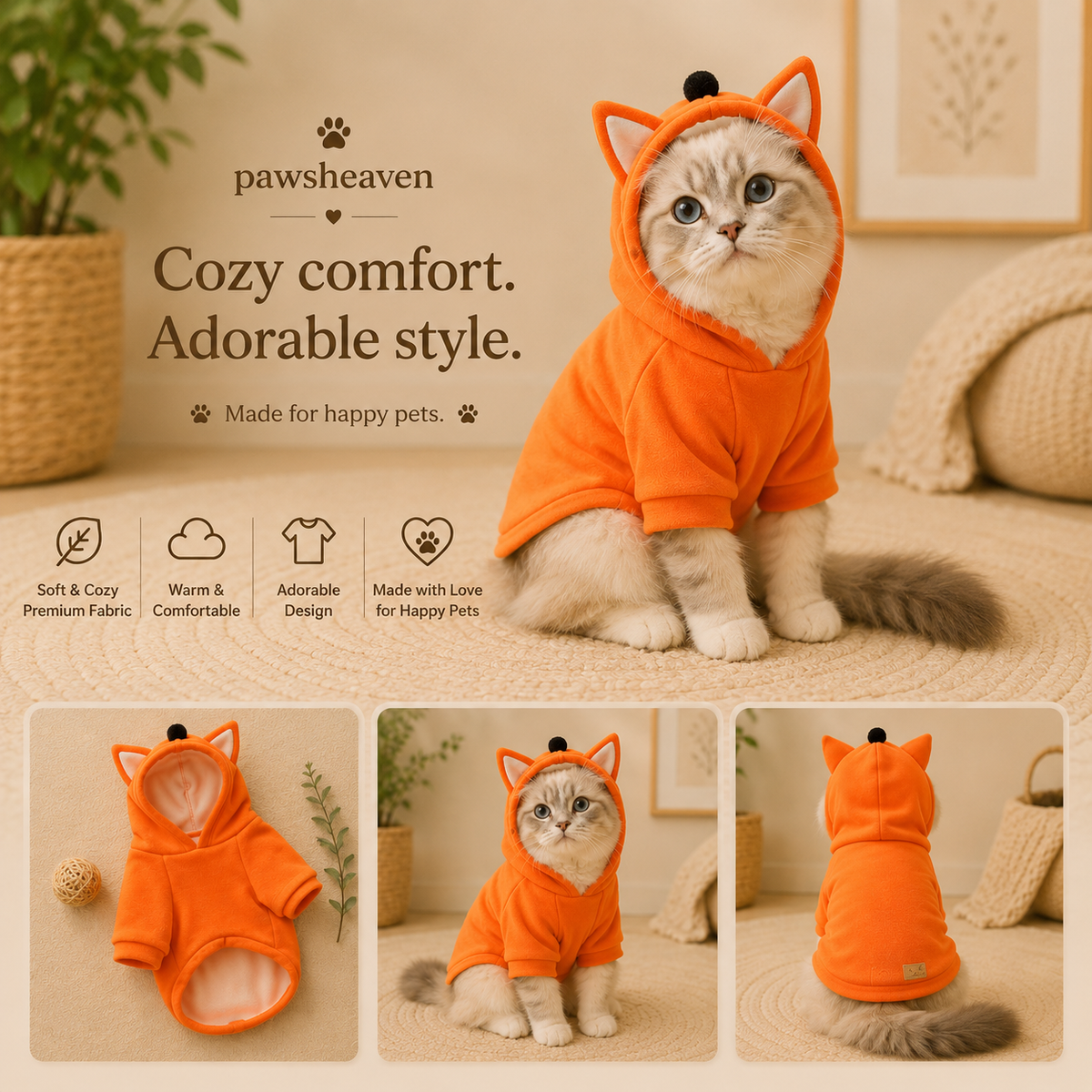 PawshWear™ Pet Hoodie