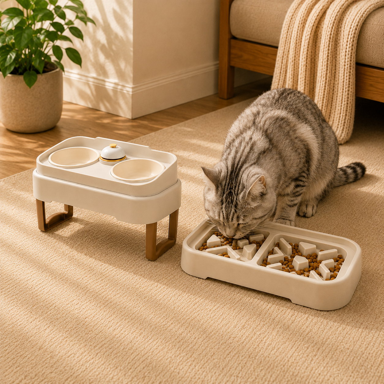 Pawsh Heaven™ Elevé Dining Station